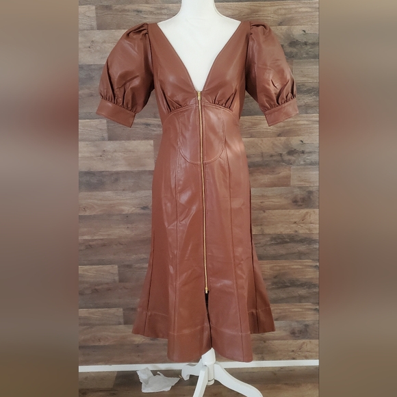 NWOT ANTHROPOLOGIE MIDI DRESS - Picture 3 of 4